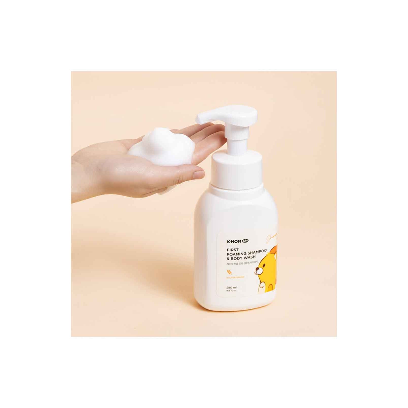 K-Mom First Foaming Shampoo & Body Wash 290ml image