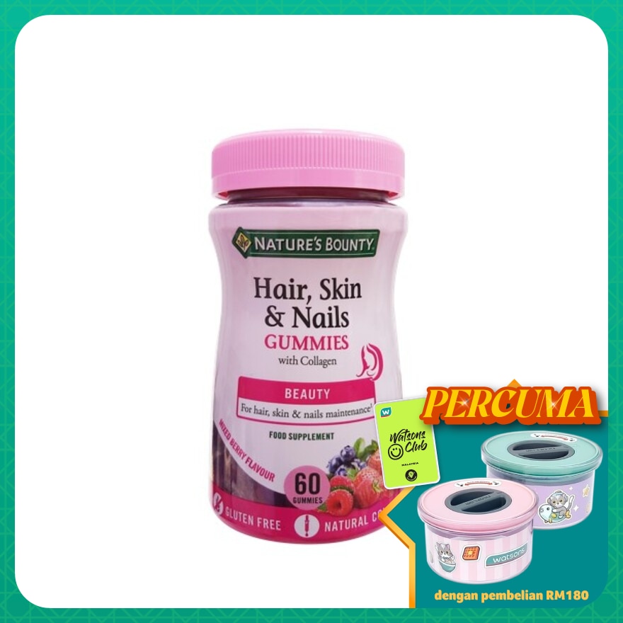 For Hair, Skin & Nails Gummies with Collagen 60's