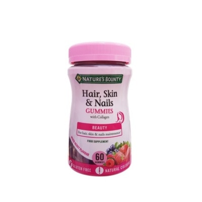 NATURE'S BOUNTY For Hair, Skin & Nails Gummies with Collagen 60's