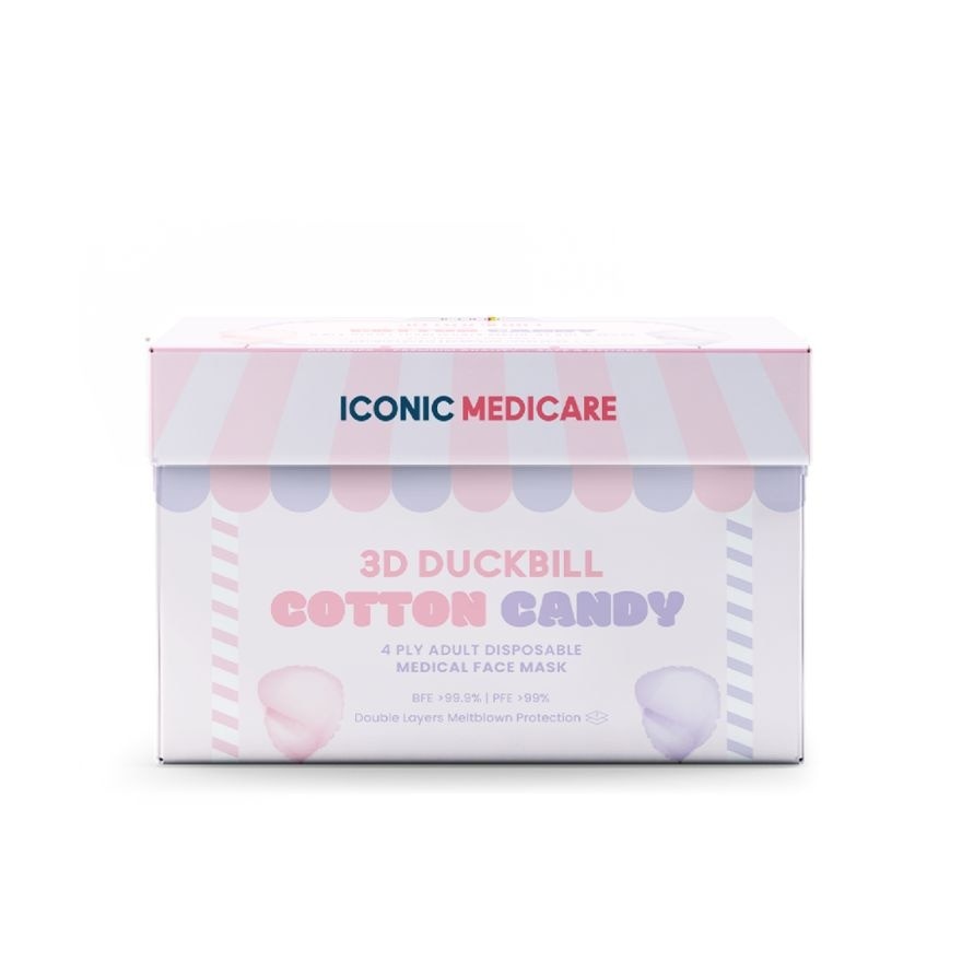 [Adult] 3D Duckbill 4-Ply Grape Strawberry Medical Face Mask (20pcs)