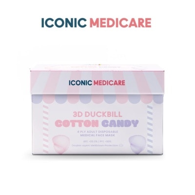 ICONIC [Adult] 3D Duckbill 4-Ply Grape Strawberry Medical Face Mask (20pcs)