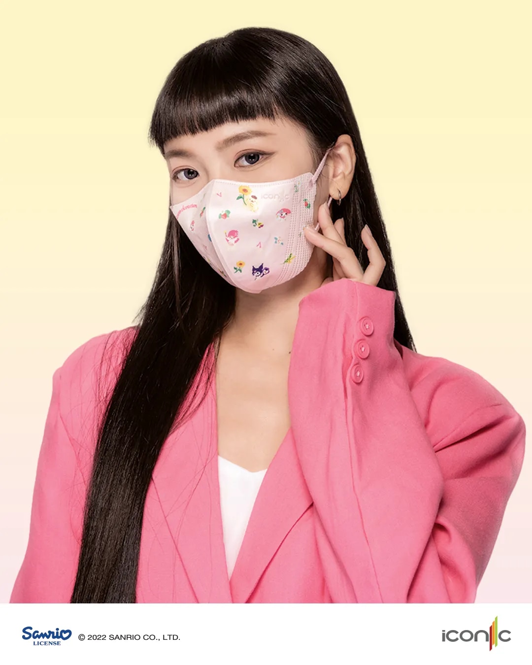 [Adult - Premium+] 3D Duckbill 4-Ply Sanrio Characters Medical Disposable Face Mask (20pcs)