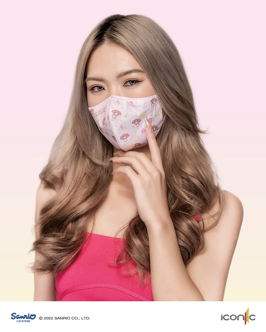 [Adult - Premium+] 3D Duckbill 4-Ply Sanrio My Melody Medical Disposable Face Mask (20pcs)