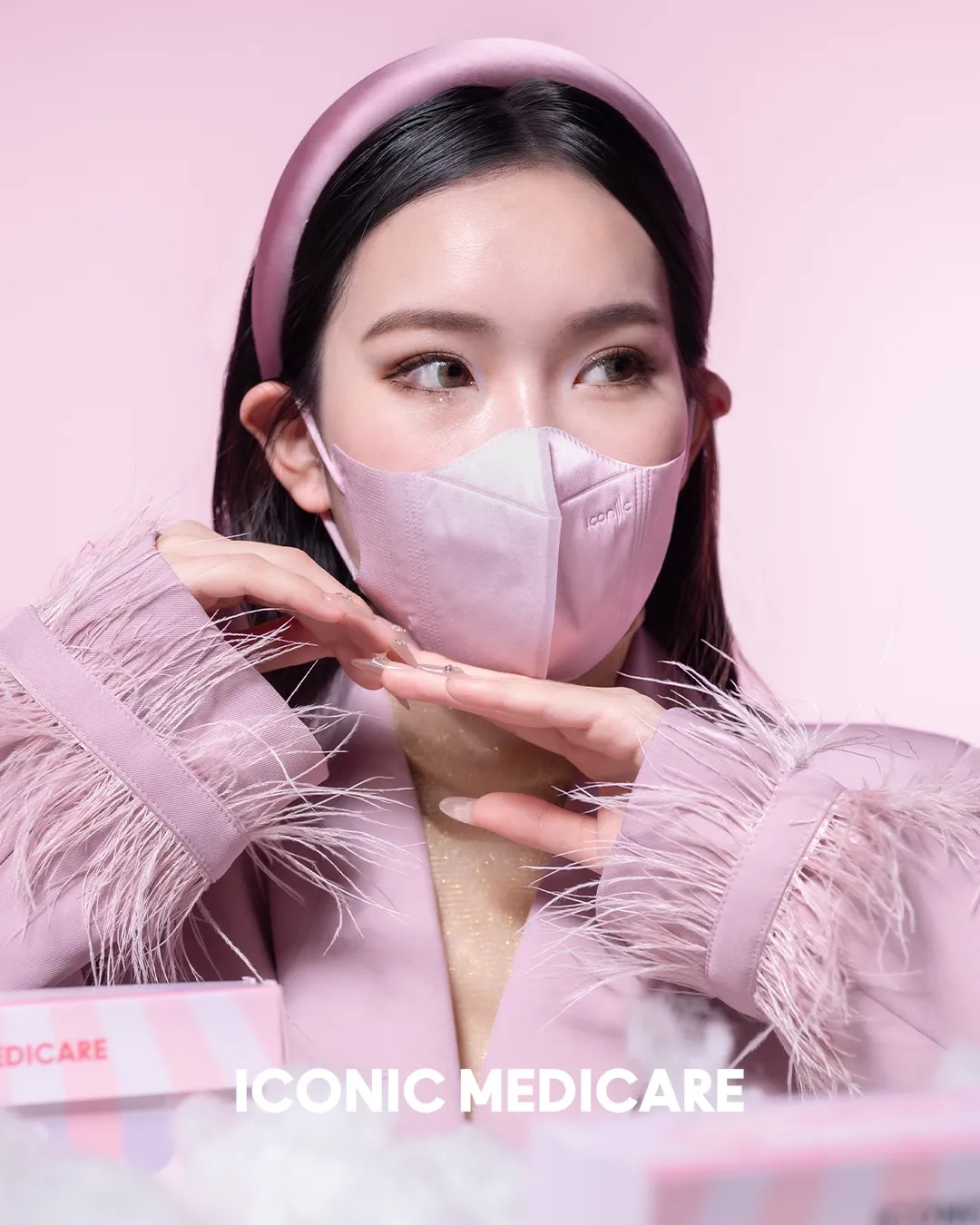 [Adult] 3D Duckbill 4-Ply Grape Strawberry Medical Face Mask (20pcs)