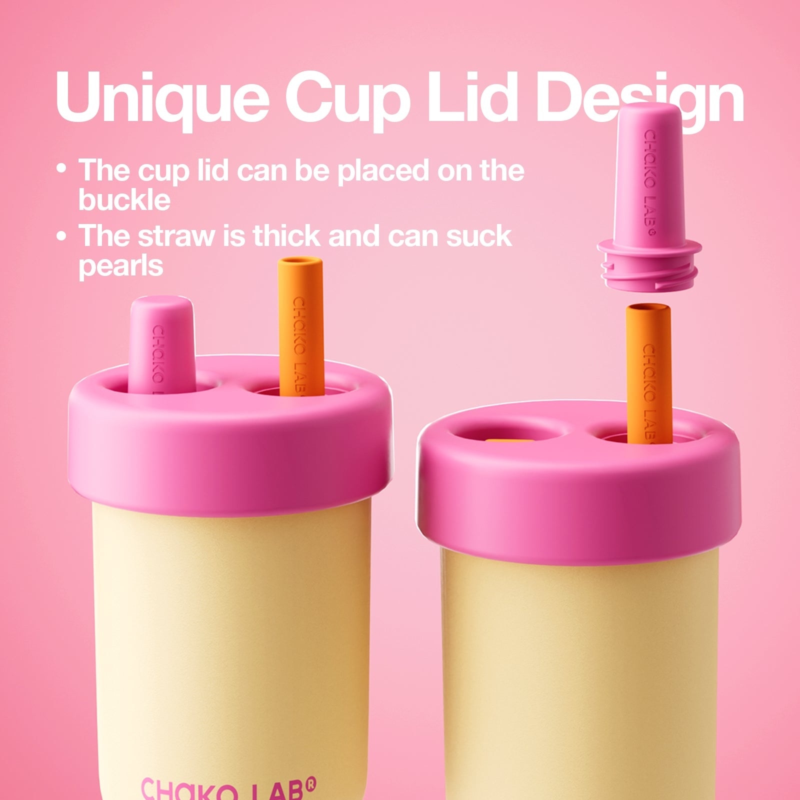 Chako Lab Bobo Cup (SUS316) - Beige Pink
