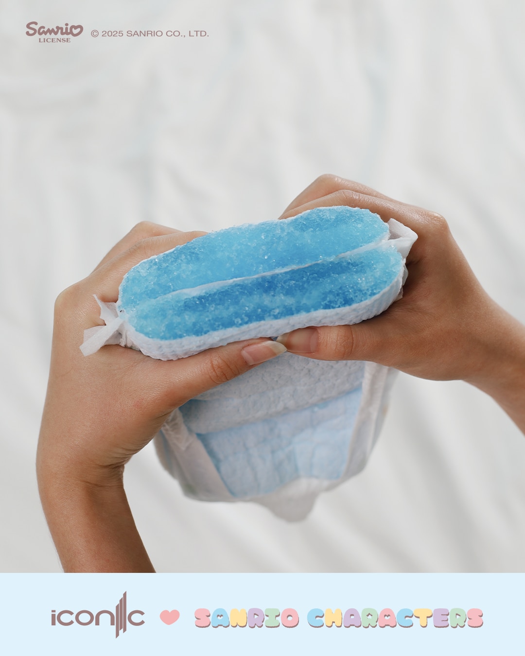 Sanrio Premium Day & Night Baby Diapers - Tape M 184pcs