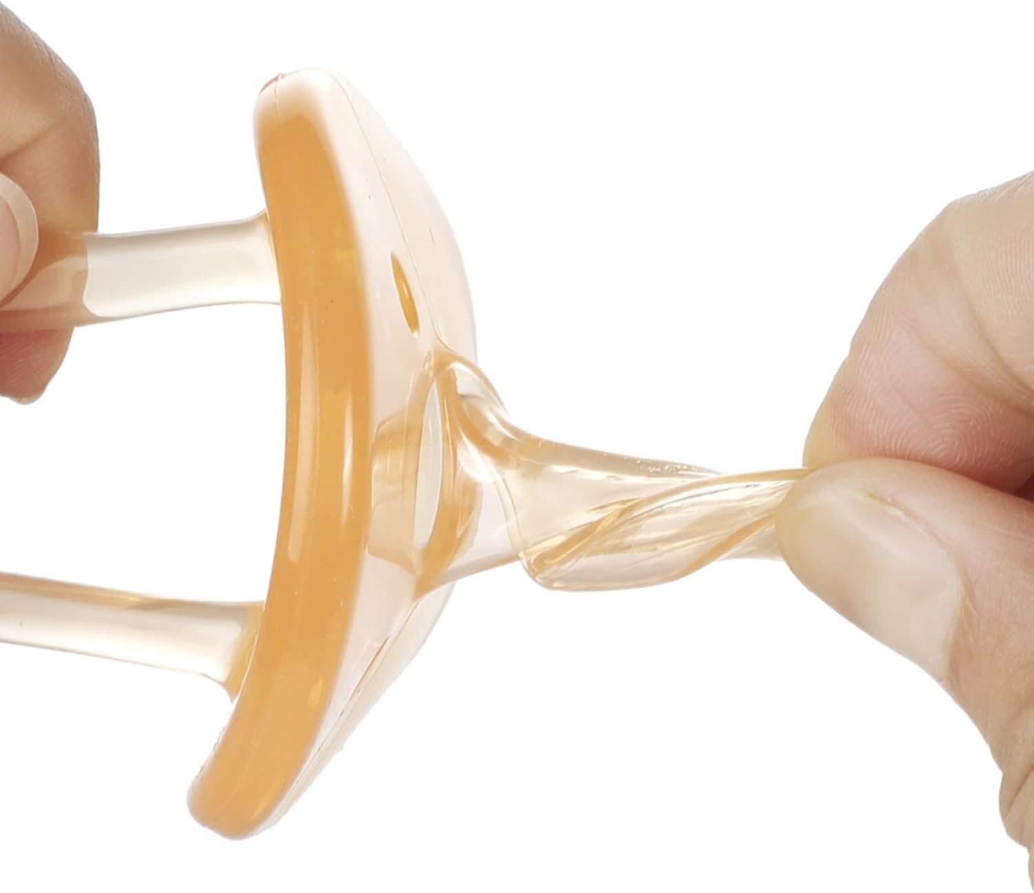 Haakaa Silicone Dummy Apricot ( 3 Months+ )