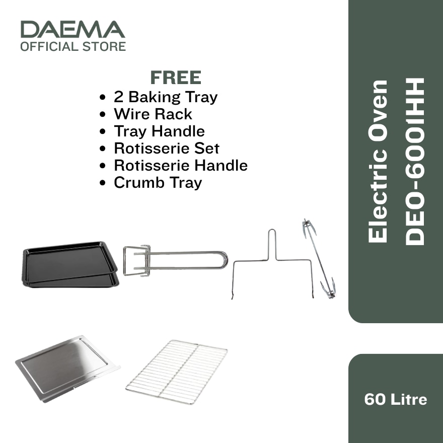 DAEMA 60L Electric Oven DEO-6001HH