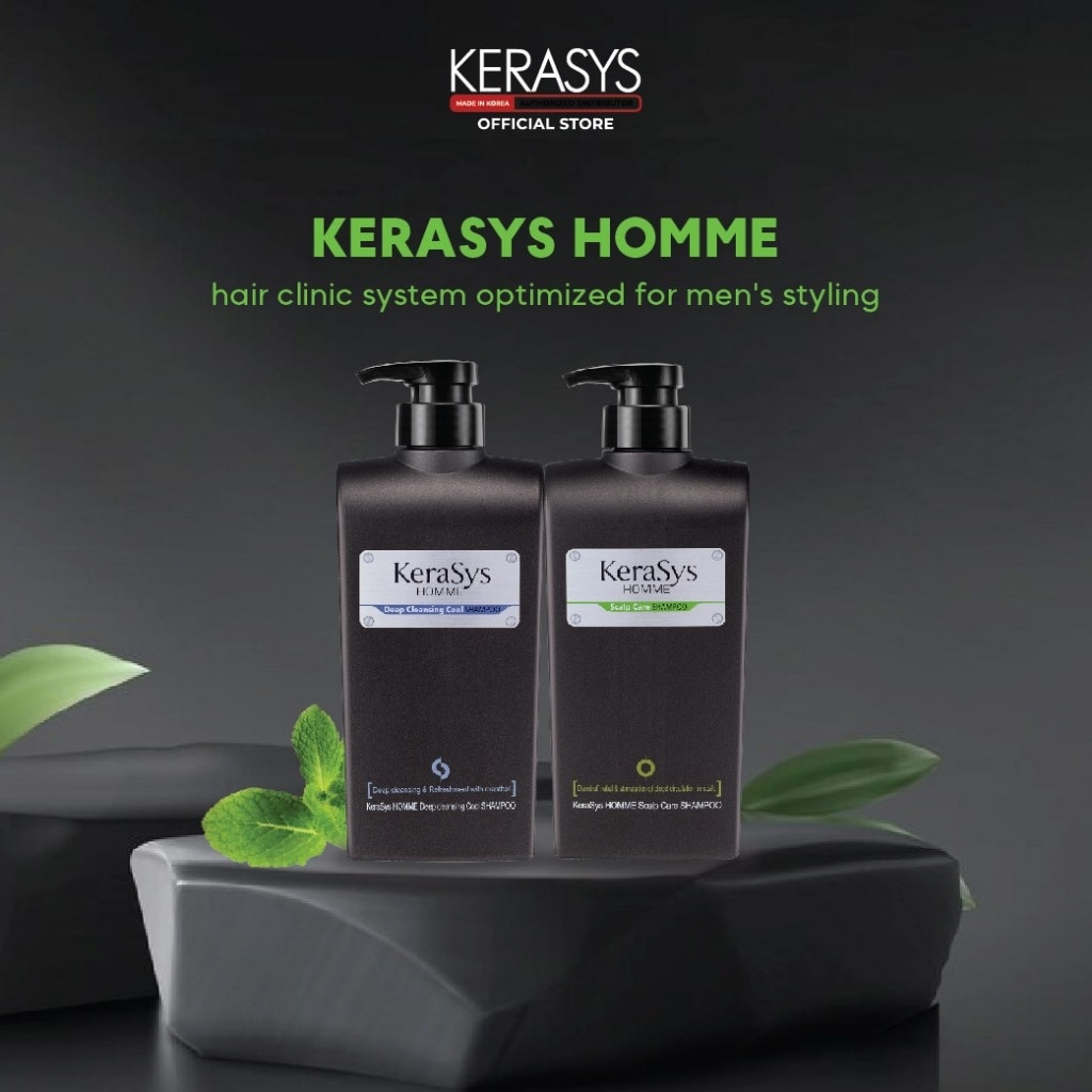 Kerasys Homme Men Scalp Care Shampoo (550ml)