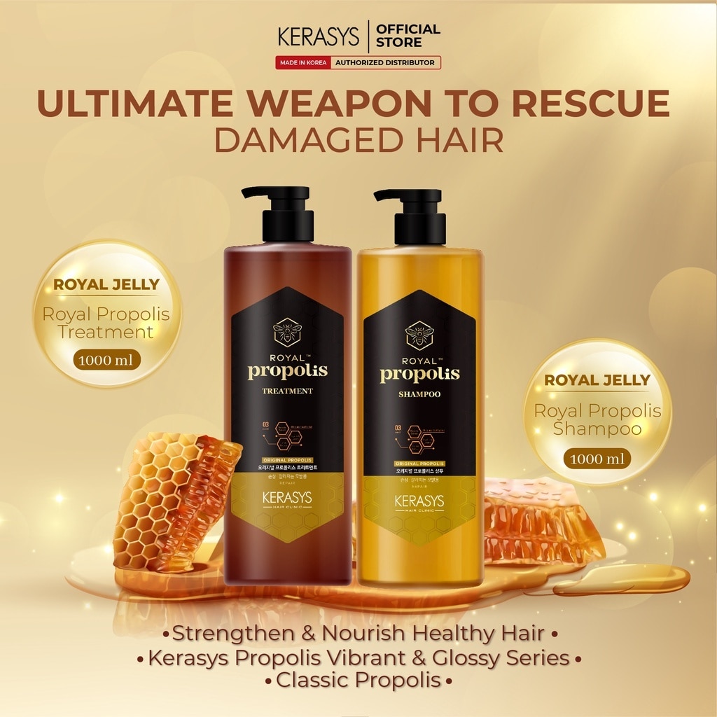 Kerasys Royal Propolis Repair Shampoo & Treatment (2 x 1L)