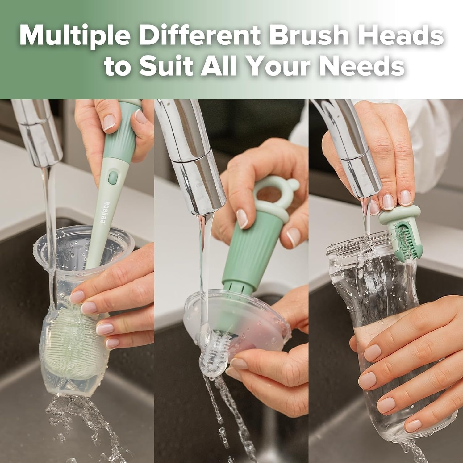 Haakaa 5-in-1 Cleaning Brush Set