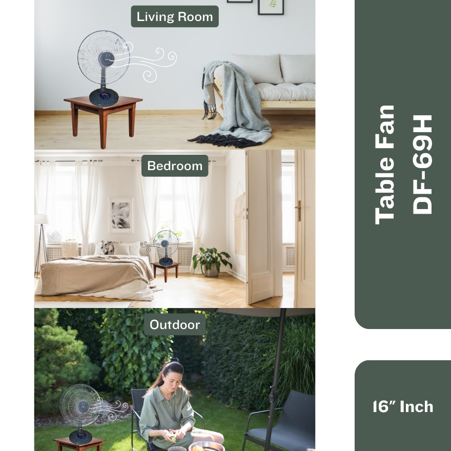 DAEMA 16 Inch Table Fan DF-69H