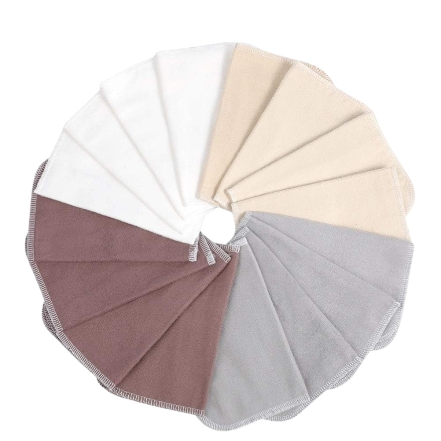 Haakaa Cotton Cloth Wipes - L ( 30CM X 25CM ) 16PCS