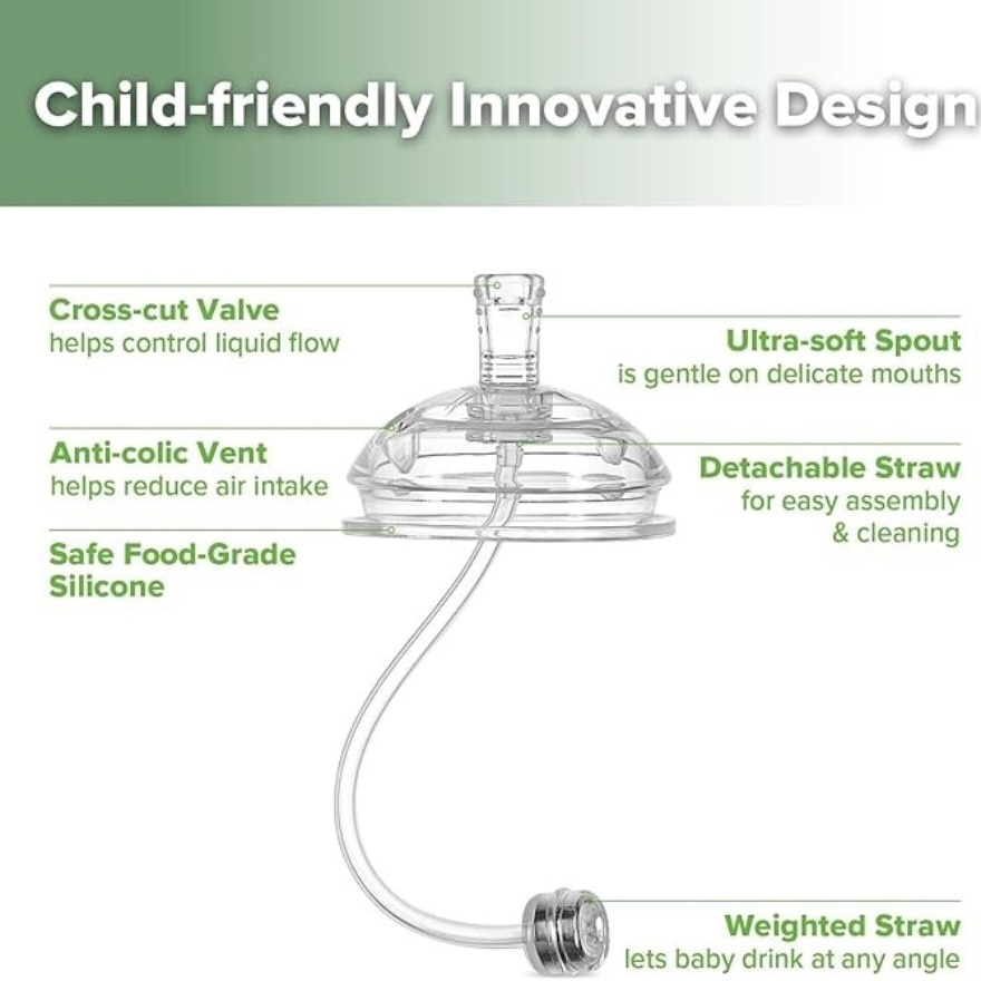 Haakaa Gen 3 Silicone Bottle Sippy Spout Attachment