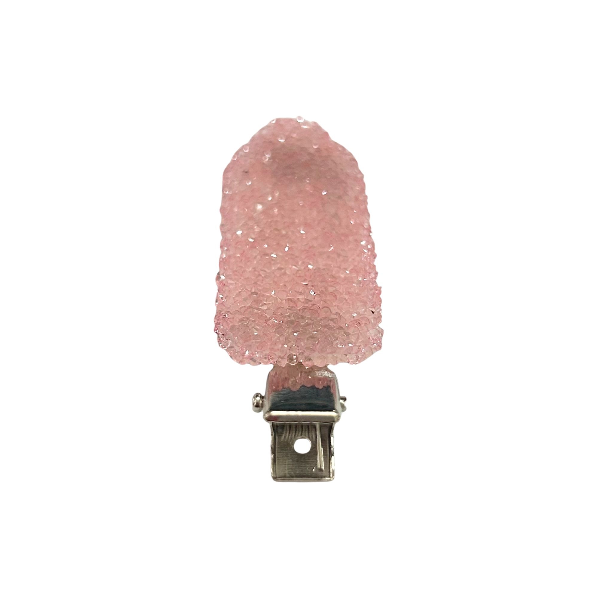 #0377 CRYSTAL GLITTER HAIR CLIP 7CM image