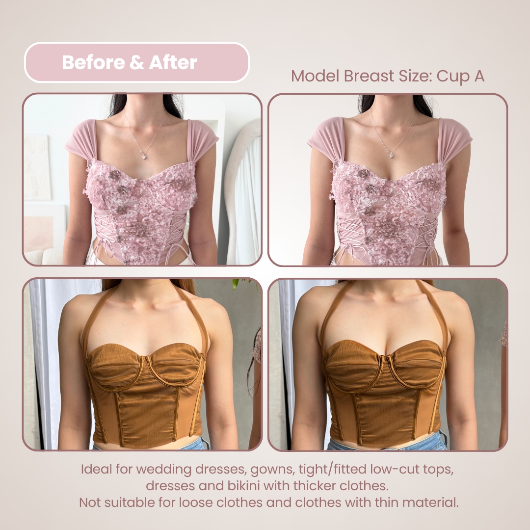 Double-Sided Adhesive Nude Bra - Size B