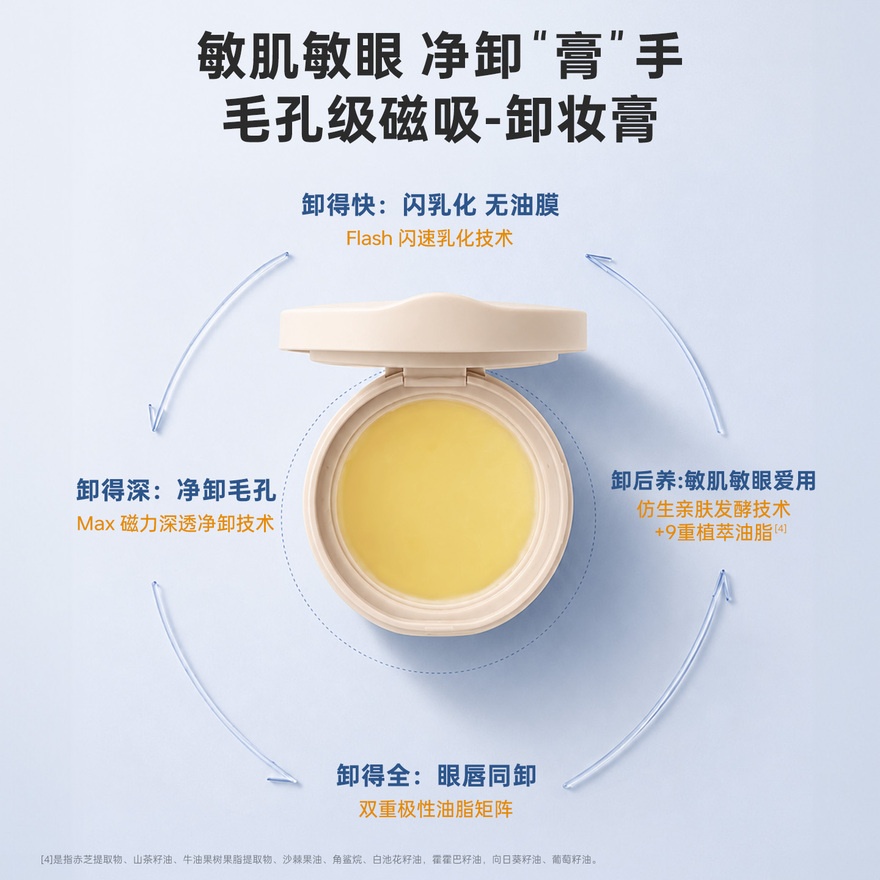 Light Skin Cleansing And Makeup Removing Cream Version 3.0 100ml image