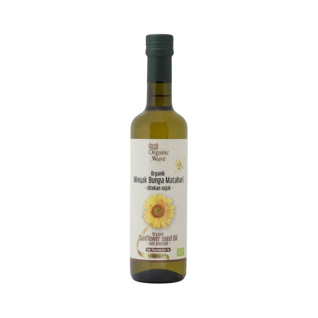 Mamami Organic Wave Organic Sunflower Seed Oil (DEO High Oleic Cooking) 500ml