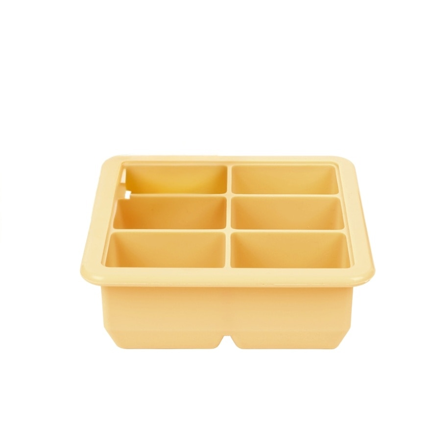 Haakaa Baby Food And Breast Milk Freezer Tray - 6 compartments Banana