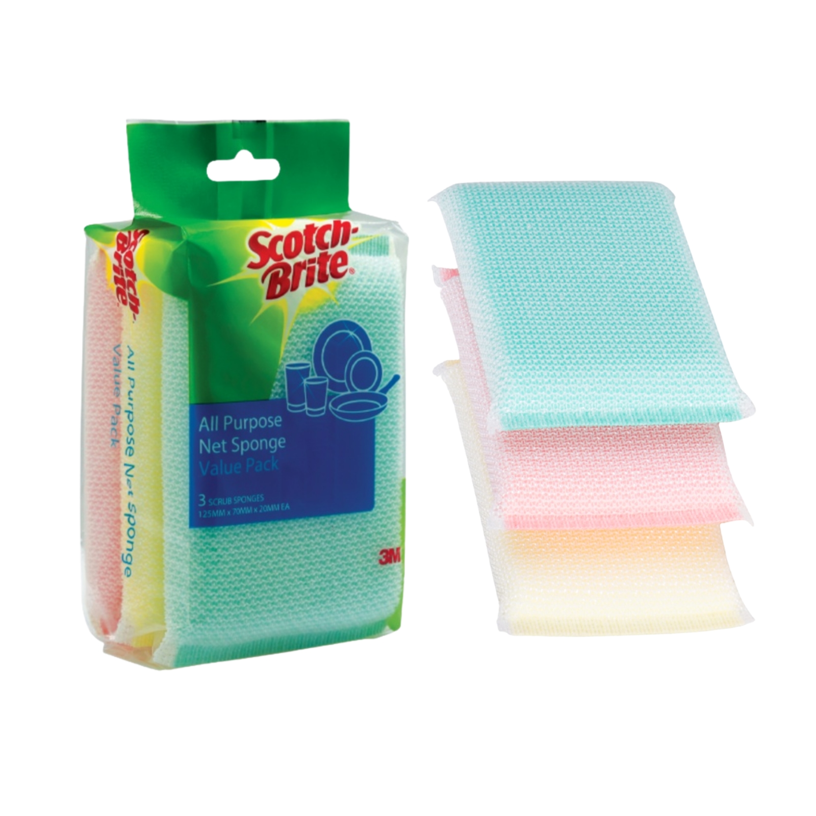 Sponge Check 3M, 3M Scotch-Brite All Purpose Sponge (Net Sponge) | Watsons Malaysia