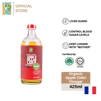 Radiant Organic Apple Cider Vinegar (425ml)