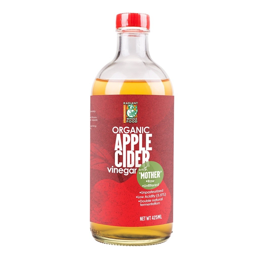 Radiant Organic Apple Cider Vinegar (425ml)