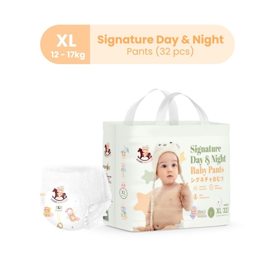 Signature Day & Night Baby Pants - Pants XL 32pcs