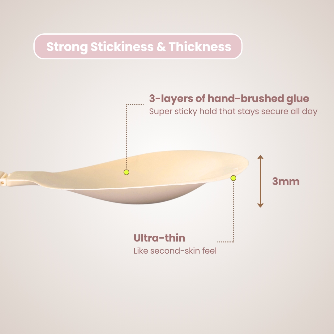 Single-Sided Adhesive Nude Bra - Size C/D