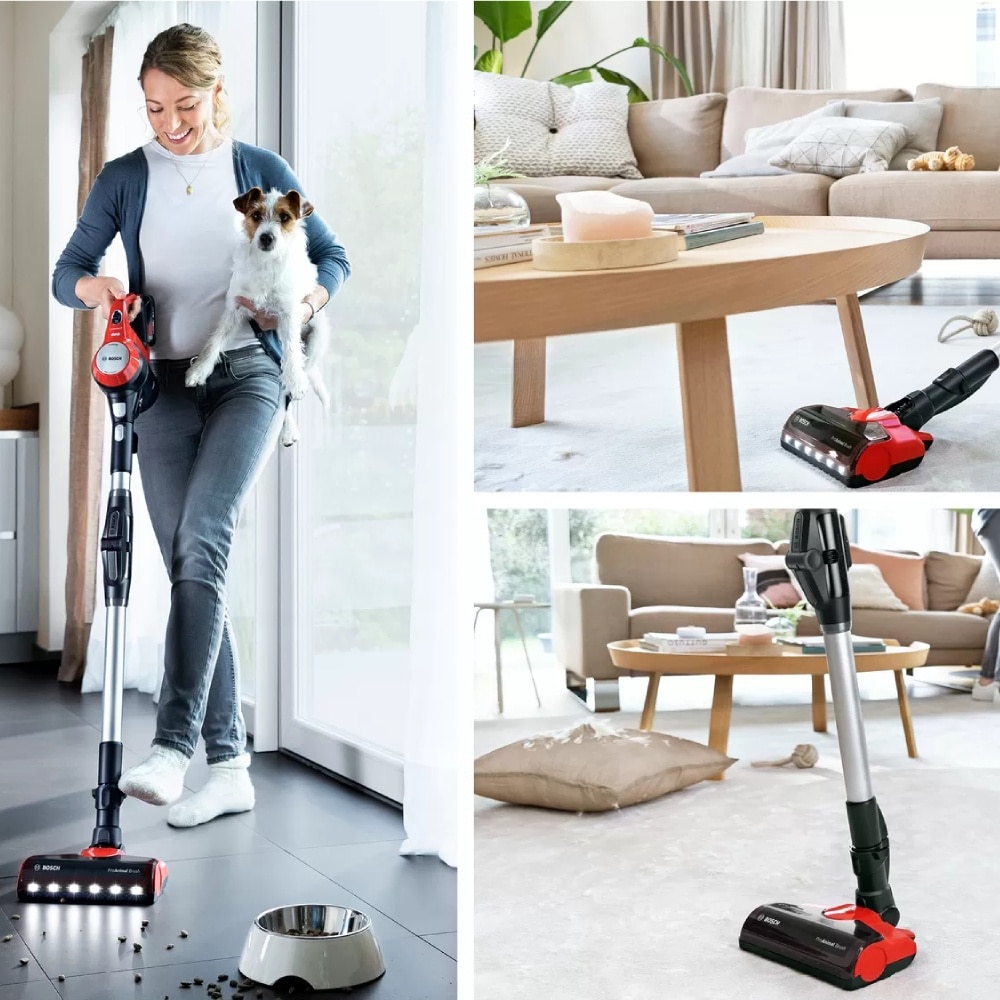 Bosch Unlimited 7 ProAnimal Red Rechargeable Vacuum Cleaner BBS711ANM
