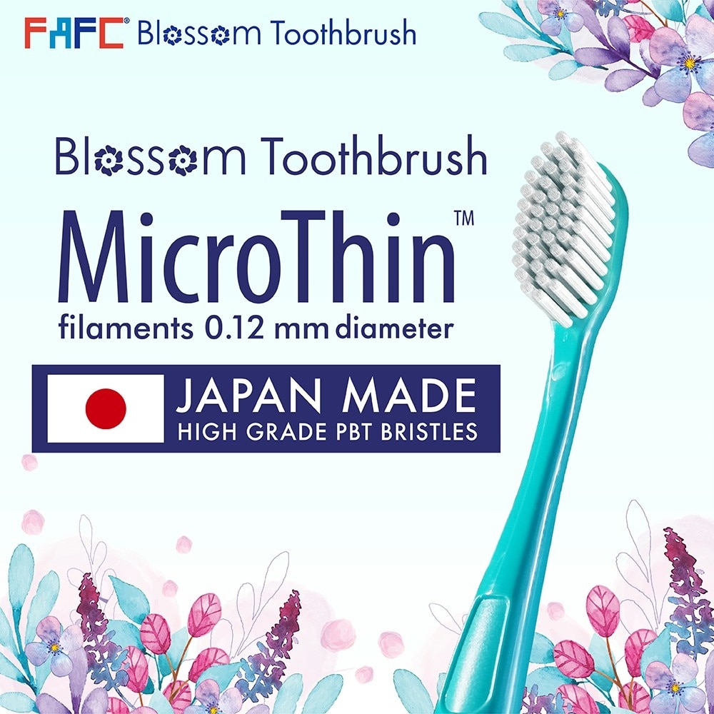 FAFC Blossom Adult Toothbrush (3 Pcs) Limited Edition Random Color