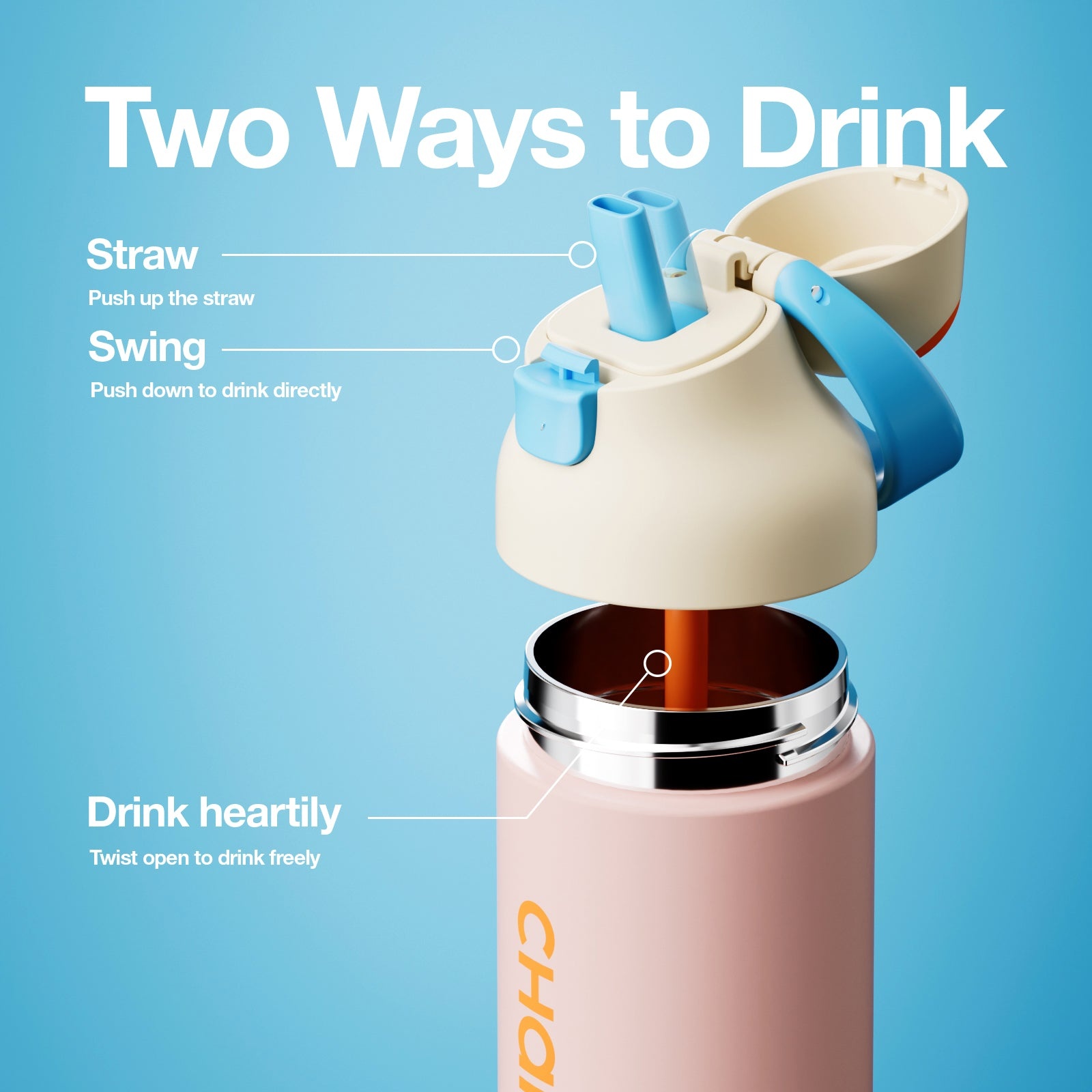 Chako Lab KaDa Cup 700ml (700ml) - Baby Pink image