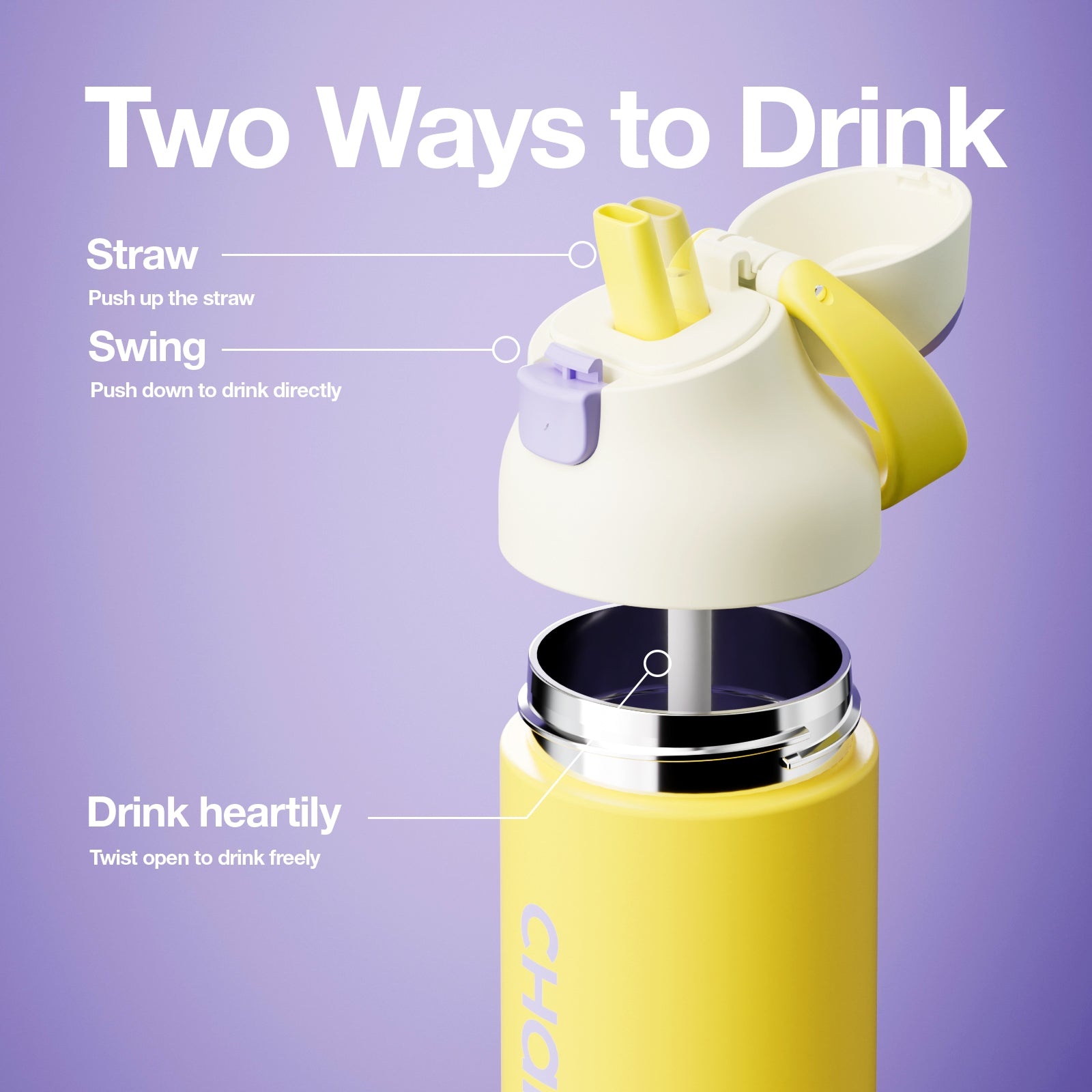 Chako Lab KaDa Cup 700ml (700ml) -  Yellow