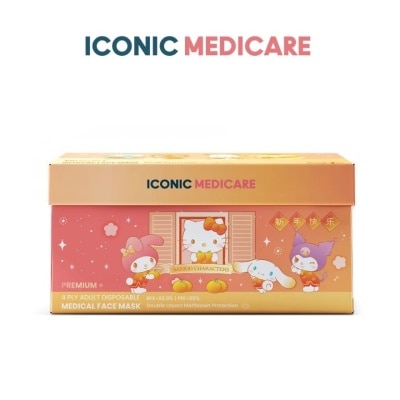 ICONIC [Adult - Premium+] CNY 4-Ply Sanrio Characters 2026 Medical Face Mask (30pcs)