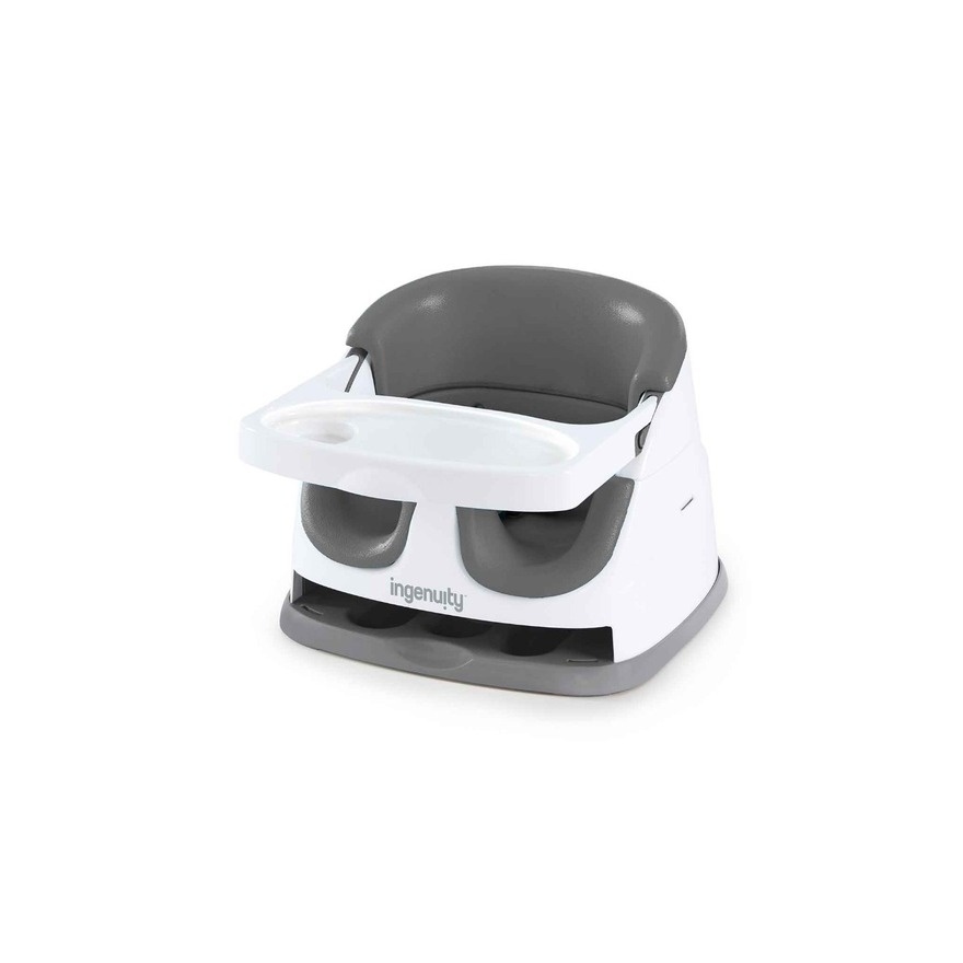 Ingenuity Dining Booster Seat Baby Base 2 in 1 Slate image