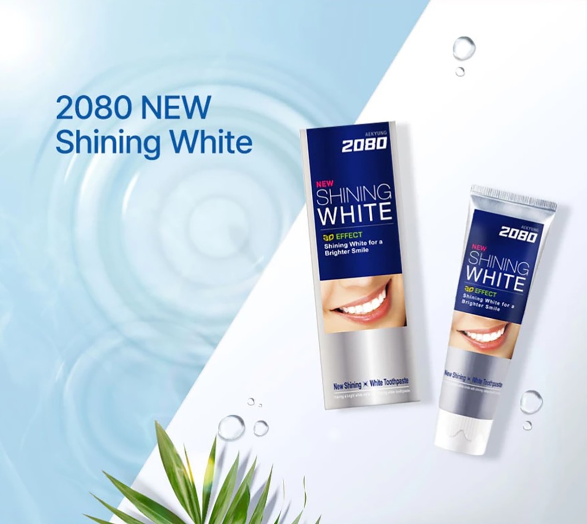 2080 Dental Clinic 3D Shining White Toothpaste (100g)