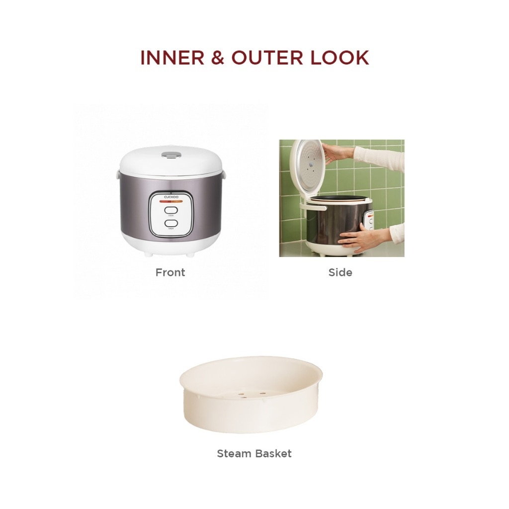 CUCKOO Jar-Type Rice Cooker (10 Cups/1.8L)-CR-1005