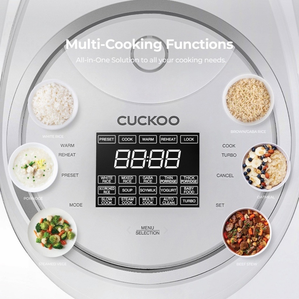 CUCKOO 14-Function Multi-Cooker (10 Cups/1.8L)-CR-1020F