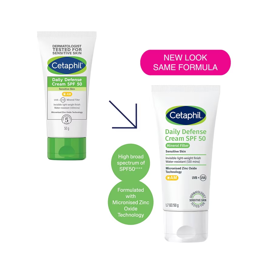 Daily Defense Cream SPF 50 For Face & Body 50ml