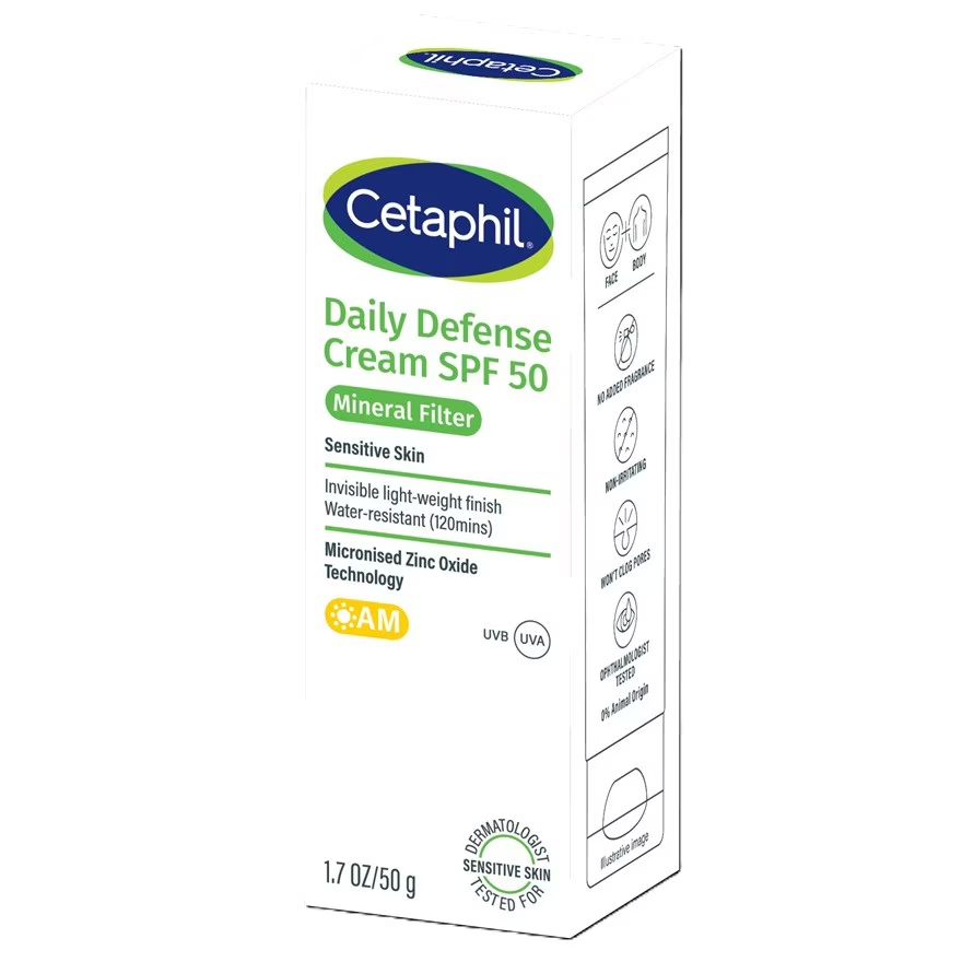 Daily Defense Cream SPF 50 For Face & Body 50ml