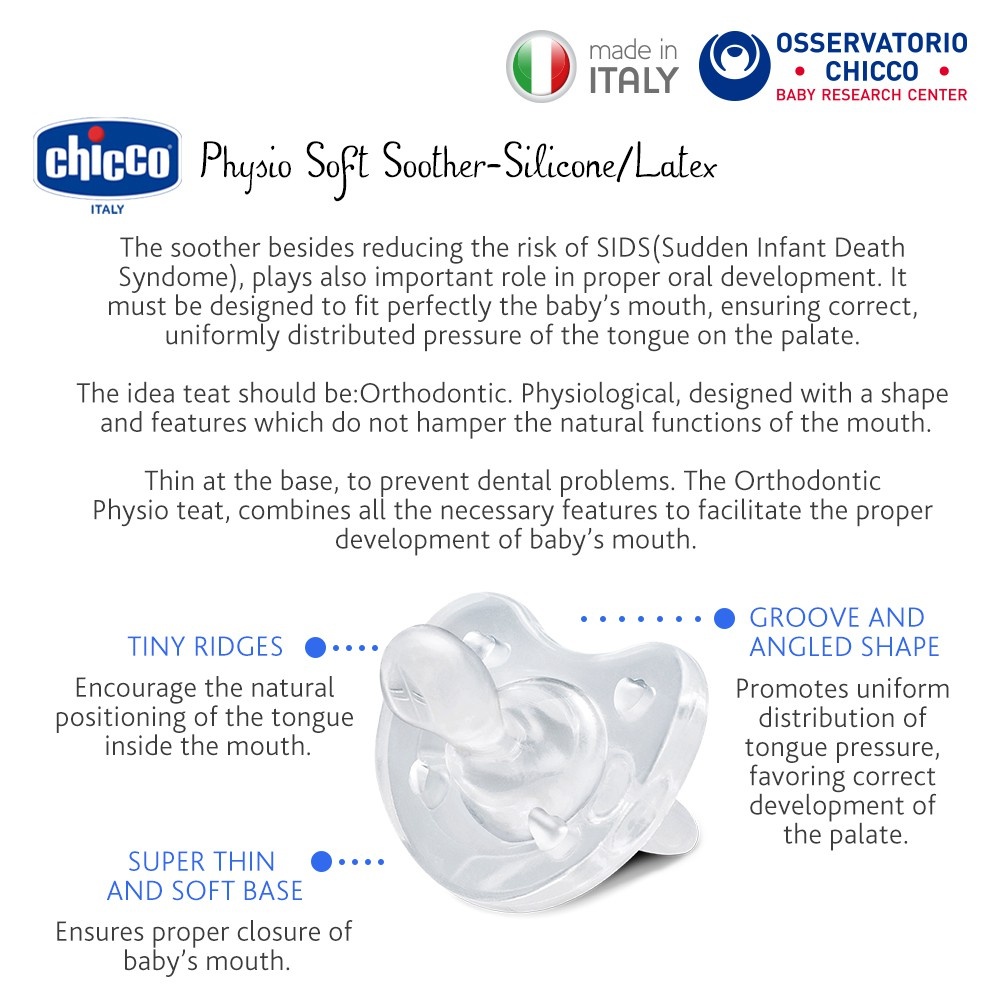 [Box Slighted Dented] Chicco Physio Soft Silicone Soother (6 16M) Pink image