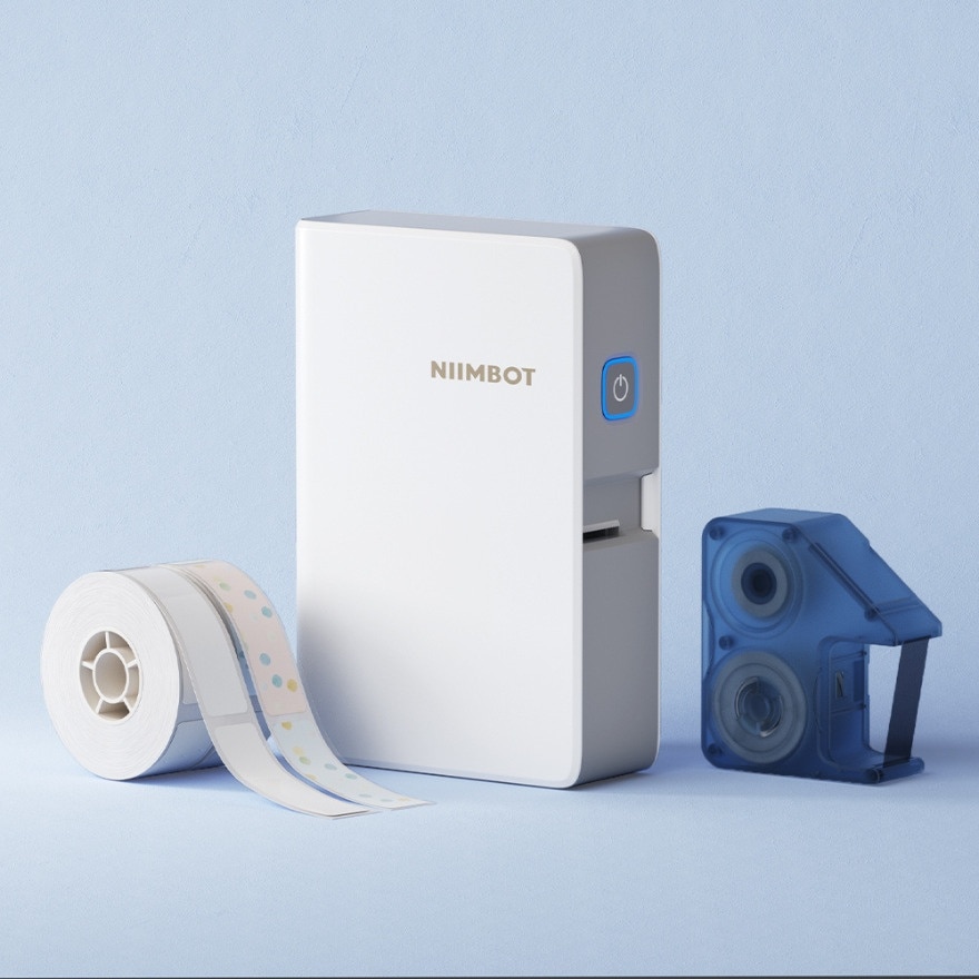 NIIMBOT N1/B18 Ribbon Name Printer Suitable for Flowers/ Gift Box Packaging Silk Ribbon Printer