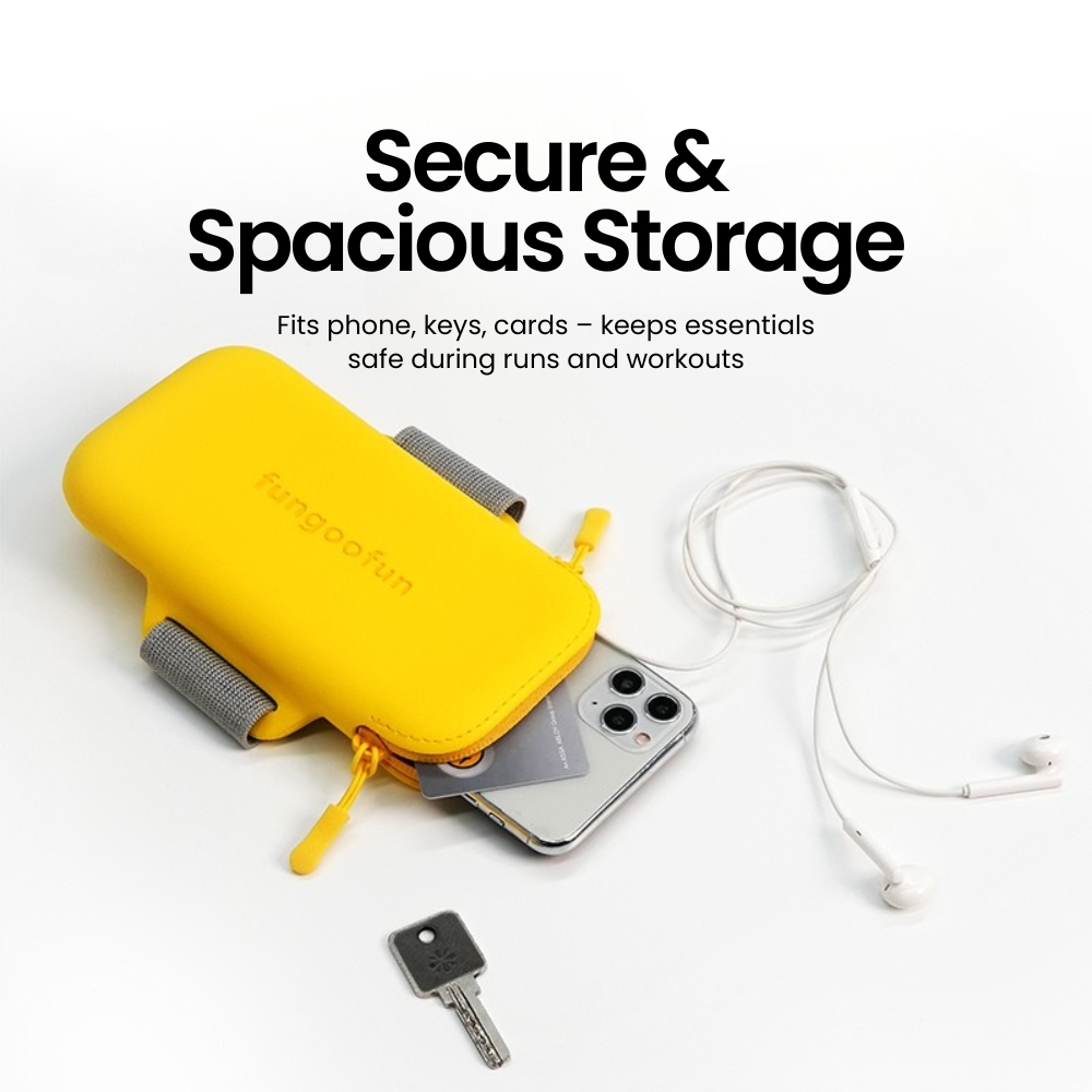 FUNGOOFUN Sports Arm Bag - Yellow