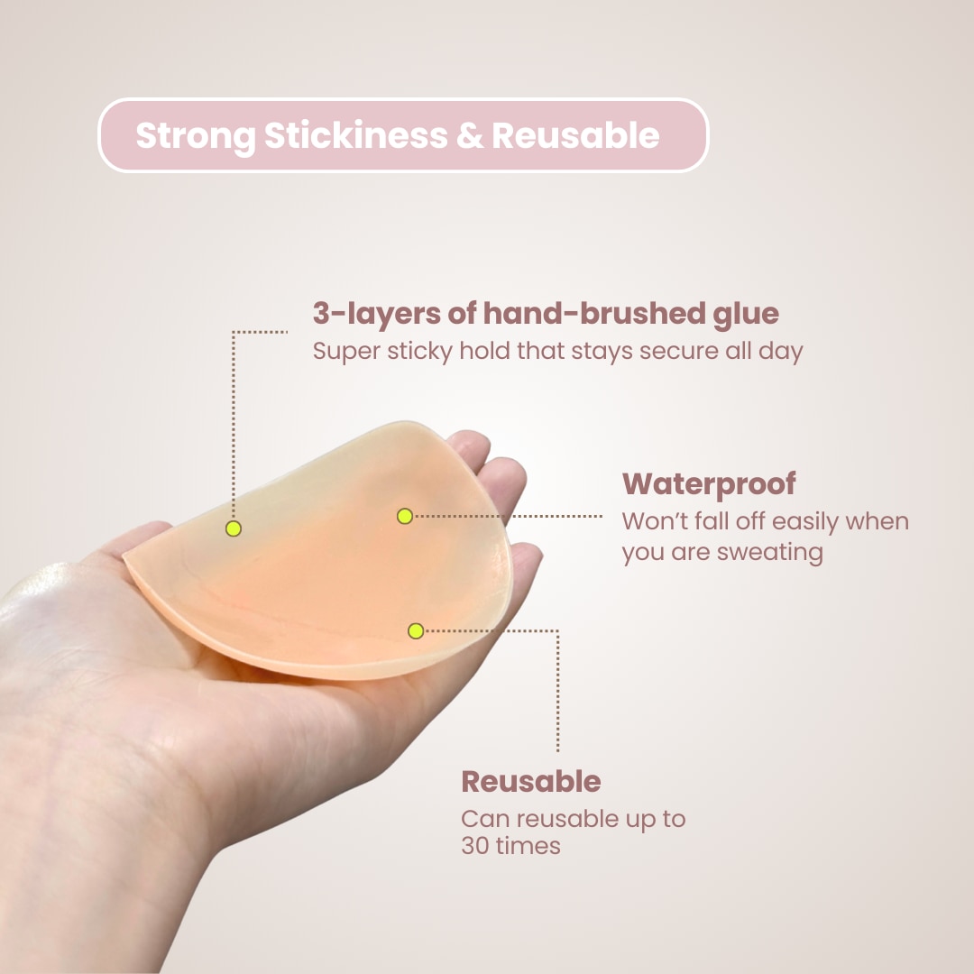 Sharp Nipple Cover 1s (With Glue) (A-E Cup)