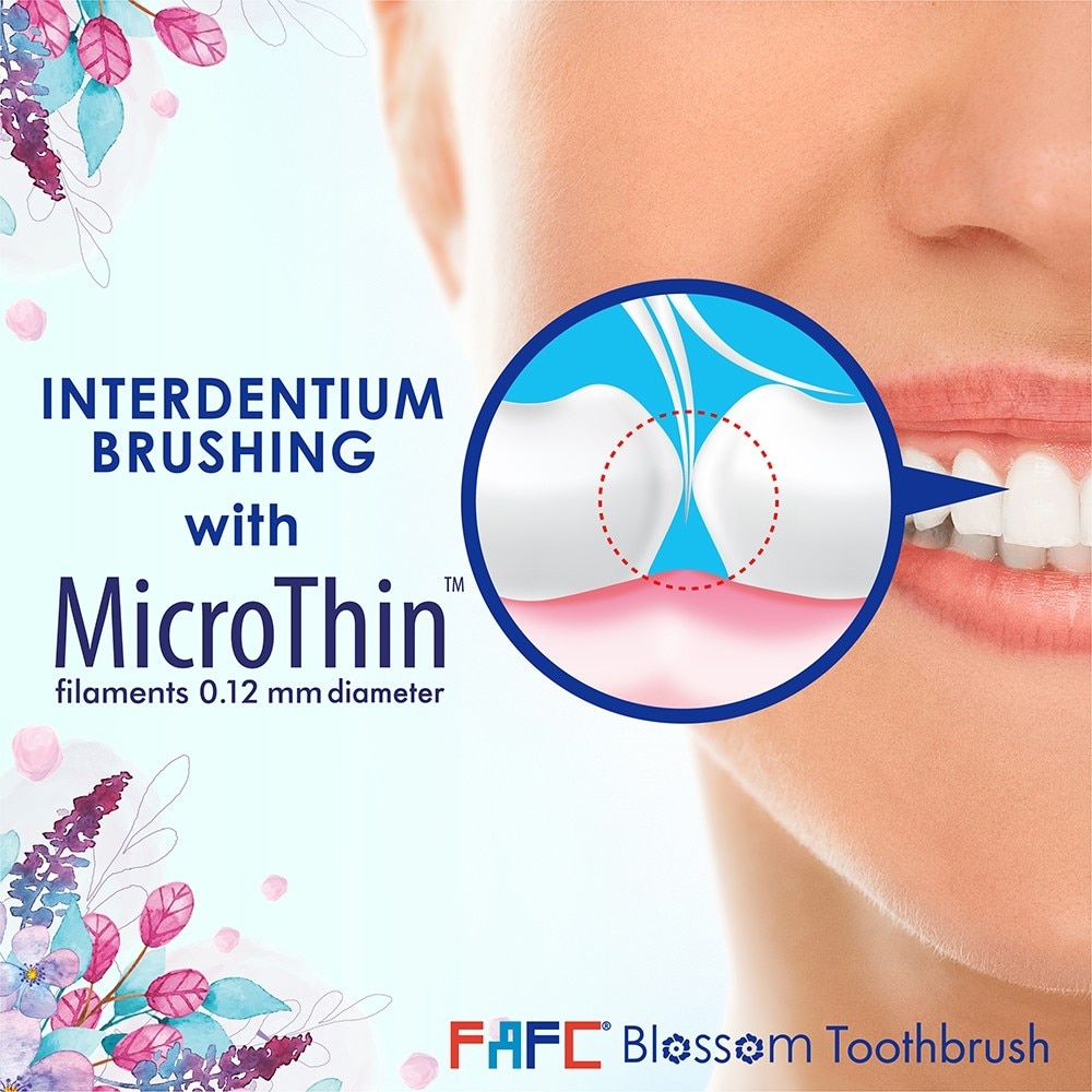 FAFC Blossom Adult Sensitive Care/Gentle Gum Care Extra Soft Toothbrush Buy 3 Free 2