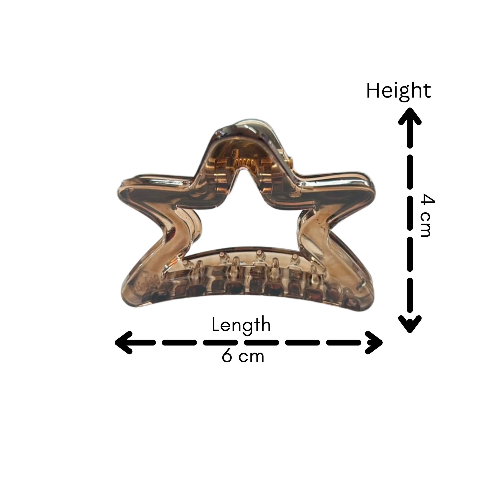AJC-0434 HAIR CLAW STAR 6CM