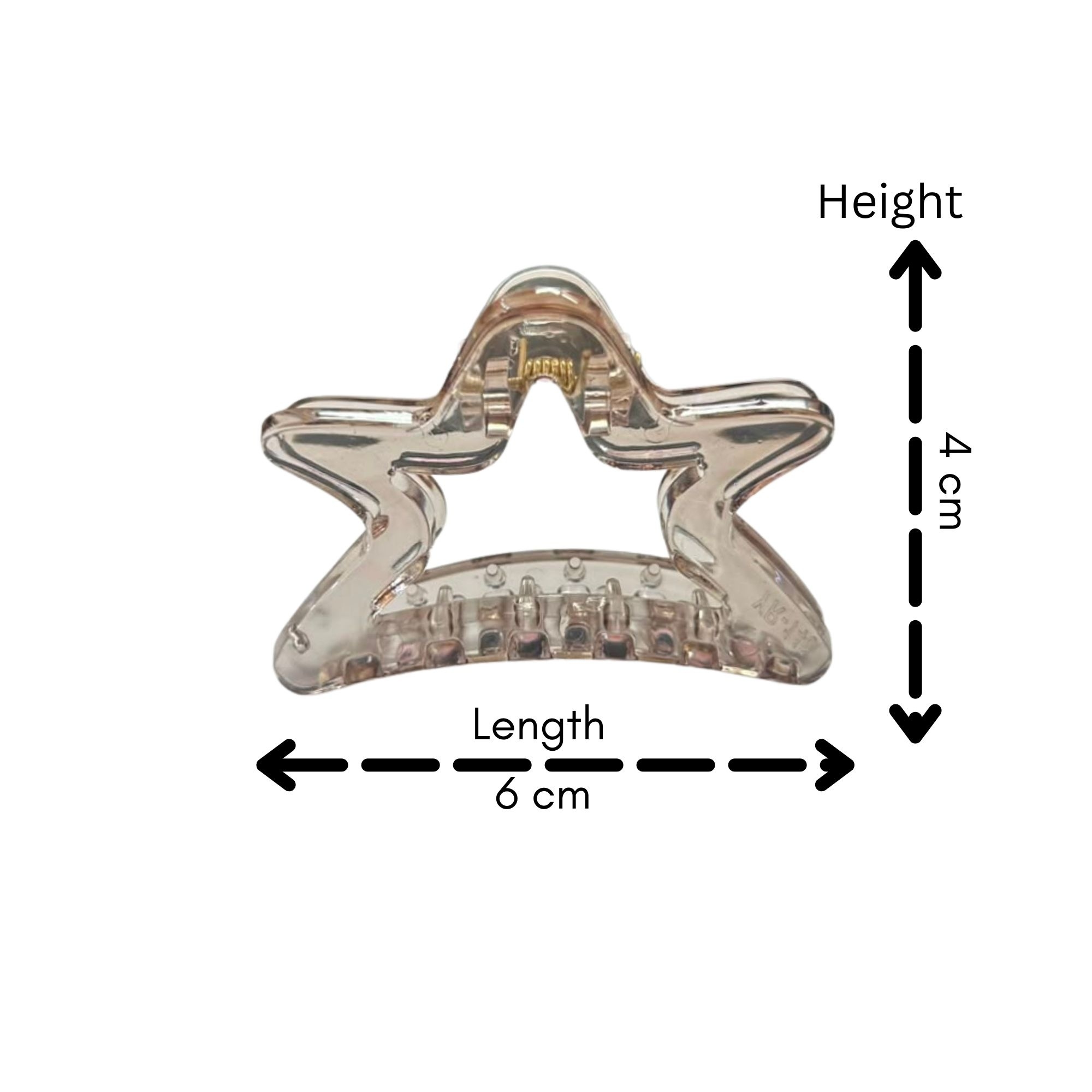 AJC-0434 HAIR CLAW STAR 6CM