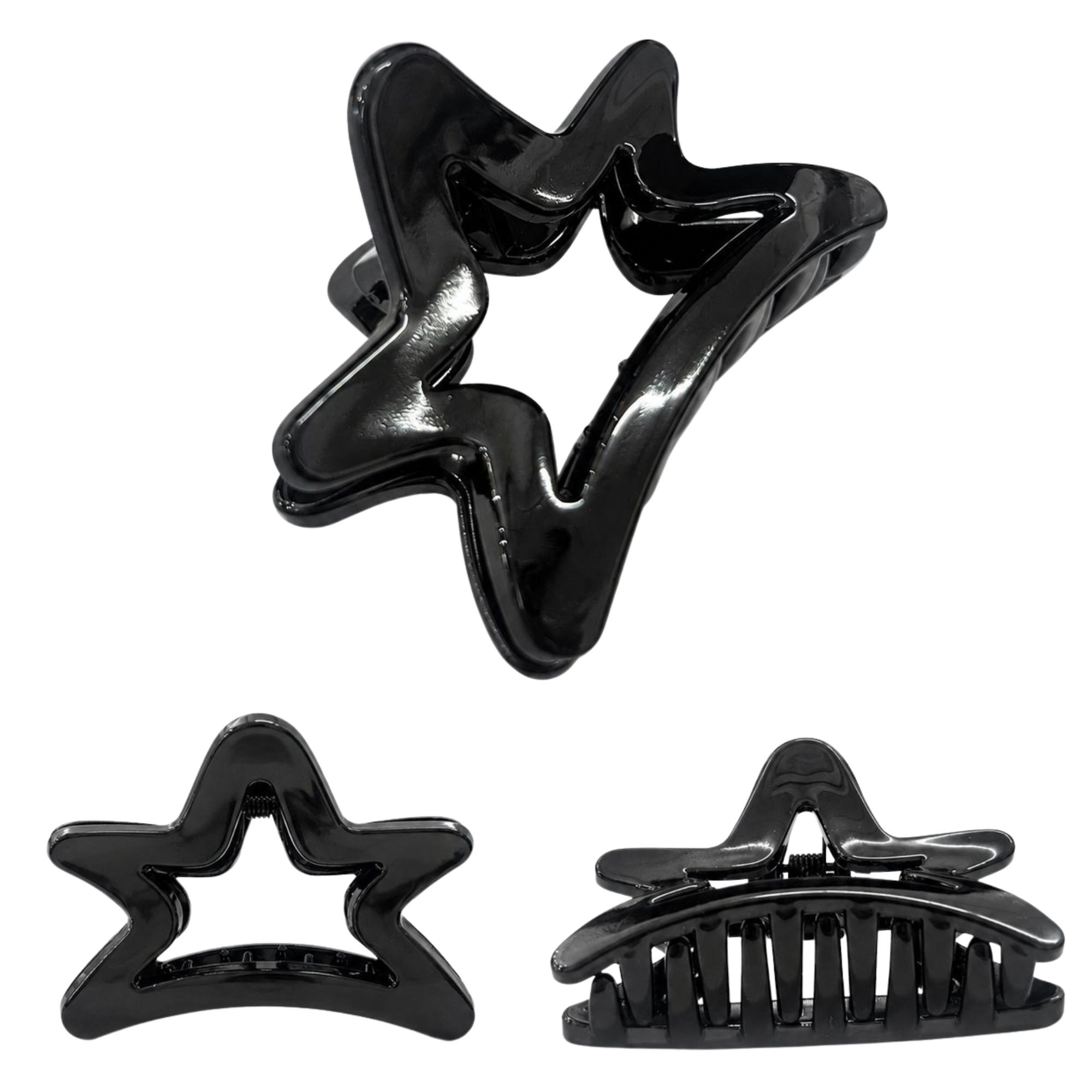AJC-0434 HAIR CLAW STAR 6CM