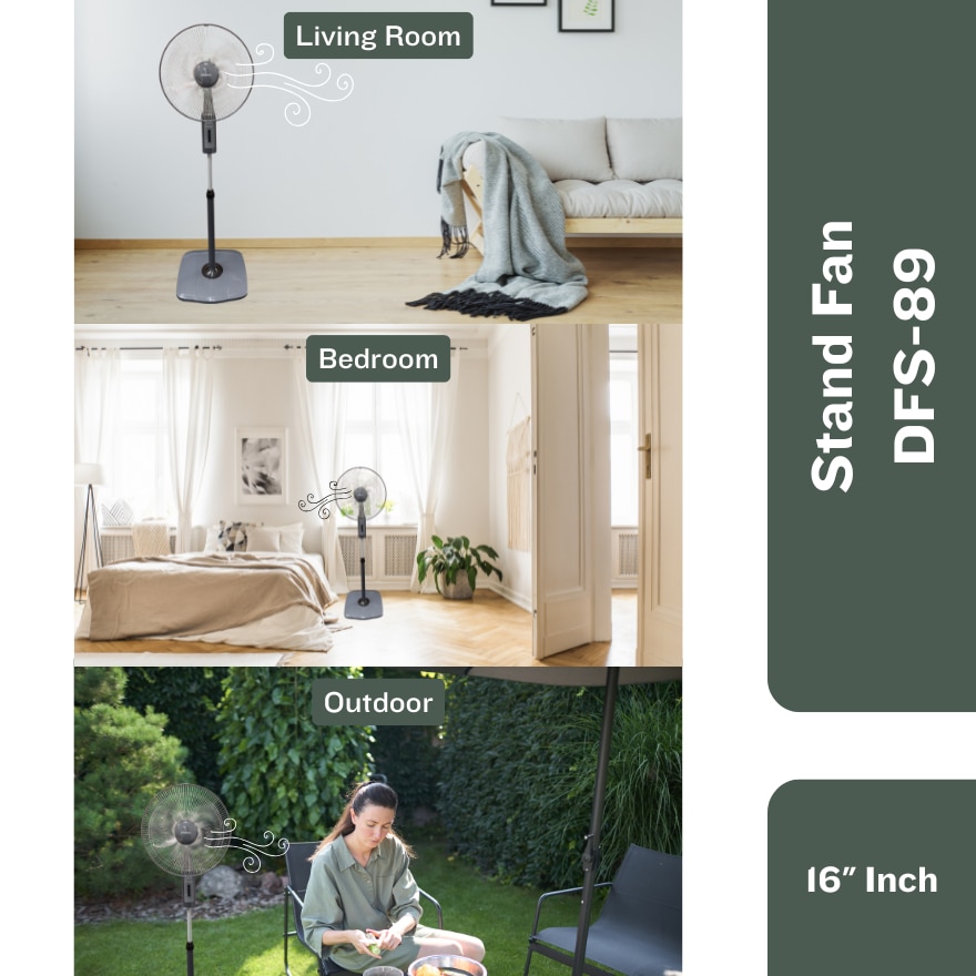 DAEMA 16 Inch Stand Fan DFS-89