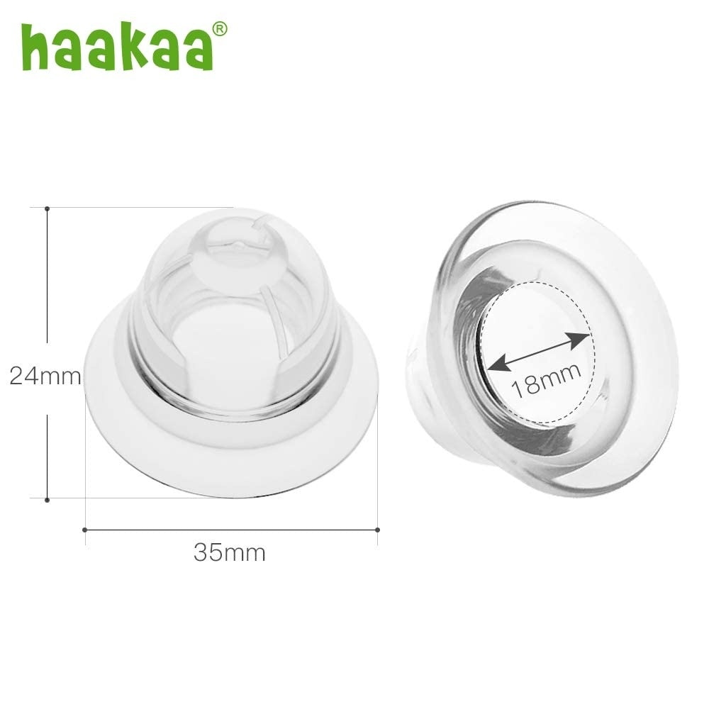 HaaKaa Silicone Inverted Nipple Aspirators (2pcs)