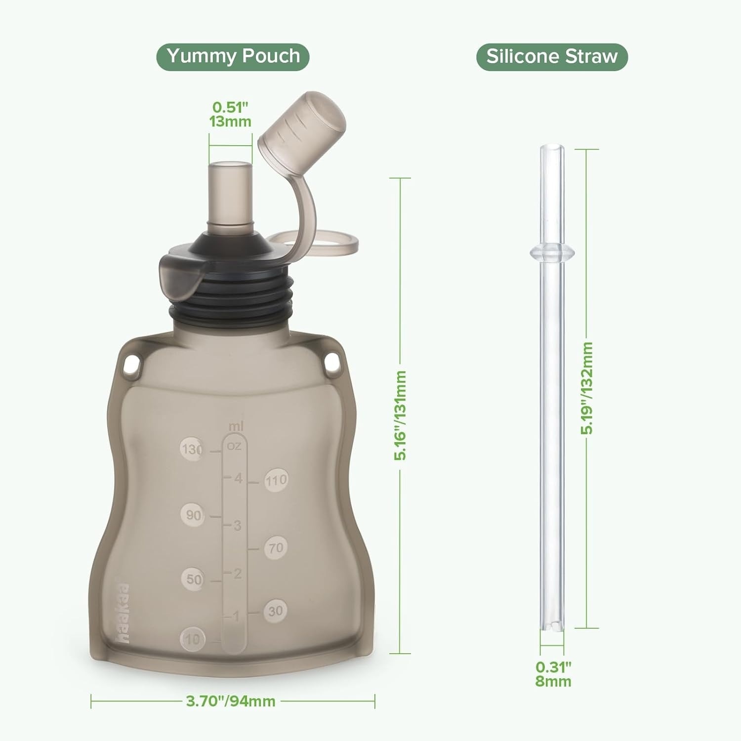 Haakaa Silicone Yummy Pouch - 130ml